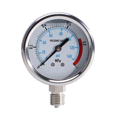 Wholesale Factory direct supply Stainless steel glycerine pressure gauge